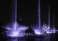 Fontaine d'eau contemporaine de parc, projet musical coloré de fontaine de danse fournisseur