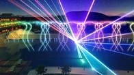 Exposition extérieure de lumière laser conçue par individu avec la fontaine d'eau de danse de musique fournisseur