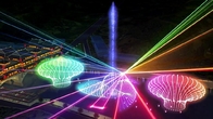 Exposition extérieure de lumière laser conçue par individu avec la fontaine d'eau de danse de musique fournisseur