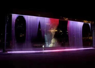 Petite fontaine adaptée aux besoins du client de danse, fontaine de mur commerciale de l'eau de Digital fournisseur