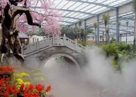 Fontaine allumée par brouillard de décoration de jardin, fontaine d'intérieur de brume de brouillard d'étape fournisseur