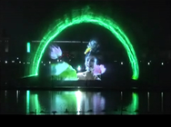 Rideau extérieur créatif en écran d'eau de laser de Digital, film de fontaine d'eau de laser fournisseur