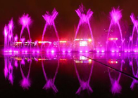 Fontaine sèche de plate-forme de danse musicale du Mexique avec les lumières modernes du système LED de DMX 512 fournisseur