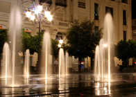 Grandes fontaines d'eau sèches extérieures de rez-de-chaussée avec la danse adaptée aux besoins du client de musique fournisseur