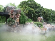 Petite fontaine d'eau de brouillard de brume de gaz de fumée, fontaine de brume de plancher d'acier inoxydable fournisseur