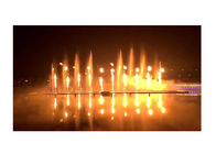 La fontaine d'eau flamboyante extérieure moderne a mené le style de danse de musique de lumières de feu d'artifice fournisseur