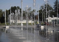 Fontaine d'eau drôle rectangulaire de plancher en terre pour le parc de place de jardin fournisseur