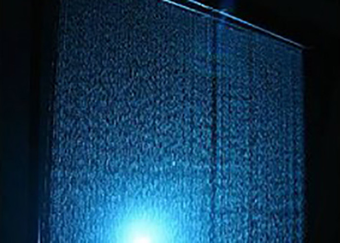 Fontaine commandée par ordinateur de rideau en eau de Digital avec la conception moderne de lumières fournisseur